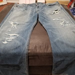 Authentic Distressed Levi Strauss Jeans size 44x32